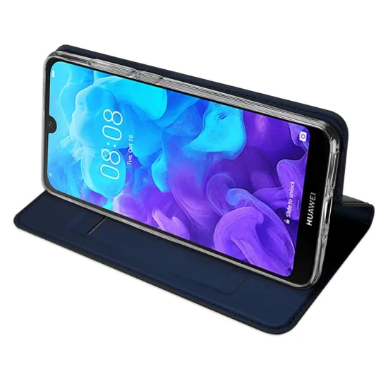Dux Ducis Skin Pro series для Huawei Y5 (2019) / Honor 8s - Тёмно Синий - чехол-книжка с магнитом и стендом / подставкой (кожаный чехол-книжка, leather book wallet case cover stand) Dux Ducis Skin Pro series для Huawei Y5 (2019) / Honor 8s - Тёмно Синий - чехол-книжка с магнитом и стендом / подставкой (кожаный чехол-книжка, leather book wallet case cover stand)