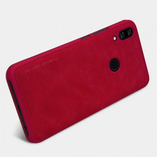 NILLKIN Qin Series Leather Case priekš Huawei P Smart Z / Honor 9X - Sarkans - sāniski atverams maciņš (ādas maks, grāmatiņa, leather book wallet case cover) NILLKIN Qin Series Leather Case priekš Huawei P Smart Z / Honor 9X - Sarkans - sāniski atverams maciņš (ādas maks, grāmatiņa, leather book wallet case cover)