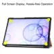 Tri-fold Stand PU Smart Auto Wake/Sleep Leather Case priekš Samsung Galaxy Tab S6 T860 / T865 - Rozā Zelts - sāniski atverams maciņš ar stendu Tri-fold Stand PU Smart Auto Wake/Sleep Leather Case priekš Samsung Galaxy Tab S6 T860 / T865 - Rozā Zelts - sāniski atverams maciņš ar stendu