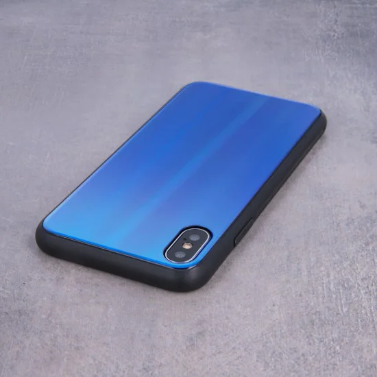 Aurora Glass Back Case priekš Apple iPhone 11 Pro - Tumši Zils - silikona un stikla aizmugures apvalks (bampers, vāciņš, TPU back cover, bumper shell) Aurora Glass Back Case priekš Apple iPhone 11 Pro - Tumši Zils - silikona un stikla aizmugures apvalks (bampers, vāciņš, TPU back cover, bumper shell)