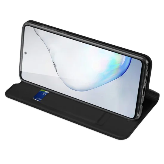 Dux Ducis Skin Pro series для Samsung Galaxy Note 10 Lite N770 - Чёрный - чехол-книжка сo стендом / подставкой (кожаный чехол-книжка, leather book wallet case cover stand) Dux Ducis Skin Pro series для Samsung Galaxy Note 10 Lite N770 - Чёрный - чехол-книжка сo стендом / подставкой (кожаный чехол-книжка, leather book wallet case cover stand)