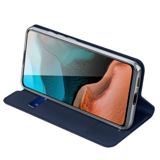 Dux Ducis Skin Pro series priekš Xiaomi Poco F2 Pro - Tumši Zils - sāniski atverams maciņš ar magnētu un stendu (ādas maks, grāmatiņa, leather book wallet case cover stand) Dux Ducis Skin Pro series priekš Xiaomi Poco F2 Pro - Tumši Zils - sāniski atverams maciņš ar magnētu un stendu (ādas maks, grāmatiņa, leather book wallet case cover stand)