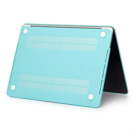 Matte Plastic Protective Case для Apple MacBook Air 13-inch (2018 / 2019) A1932; (2020) A2179; M1 (2020) A2337 - Бирюзовый - матовая пластиковая накладка / чехол с обеих сторон Matte Plastic Protective Case для Apple MacBook Air 13-inch (2018 / 2019) A1932; (2020) A2179; M1 (2020) A2337 - Бирюзовый - матовая пластиковая накладка / чехол с обеих сторон