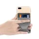 Universal Self Adhesive Card Holder with Foldable Stand - Pelēka - universāls pielīmējams karšu turētājs ar saliekamu statīvu Universal Self Adhesive Card Holder with Foldable Stand - Pelēka - universāls pielīmējams karšu turētājs ar saliekamu statīvu