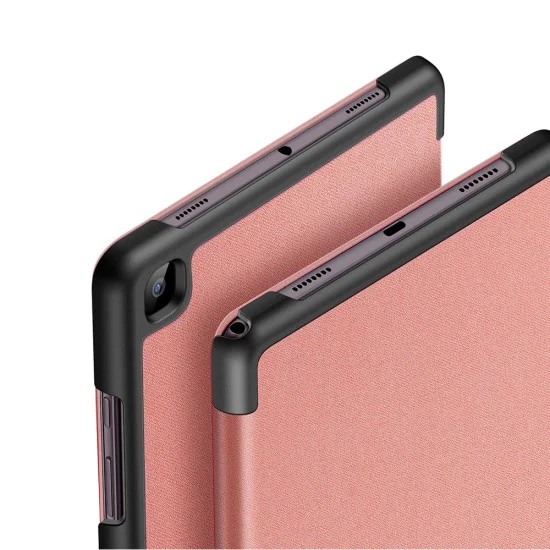 Dux Ducis Skin Pro series priekš Samsung Galaxy Tab A7 T500 / T505 - Koraļļu - sāniski atverams maciņš ar magnētu un stendu Dux Ducis Skin Pro series priekš Samsung Galaxy Tab A7 T500 / T505 - Koraļļu - sāniski atverams maciņš ar magnētu un stendu