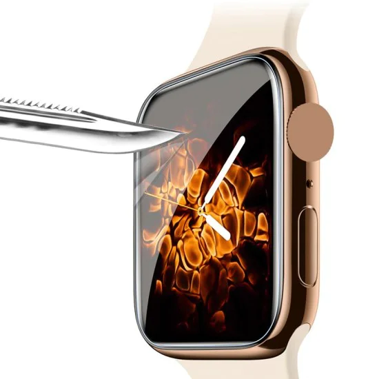 Mocolo UV Glue Tempered Glass Screen Protector для Apple Watch Series 4 / 5 / 6 / SE (40mm) - Прозрачное - Защитное стекло / Бронированое / Закалённое антиударное Mocolo UV Glue Tempered Glass Screen Protector для Apple Watch Series 4 / 5 / 6 / SE (40mm) - Прозрачное - Защитное стекло / Бронированое / Закалённое антиударное
