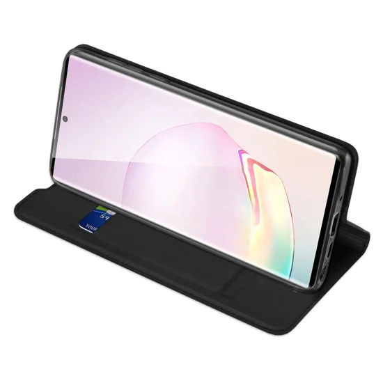 Dux Ducis Skin Pro series для Samsung Galaxy Note 20 Ultra N986 - Чёрный - чехол-книжка сo стендом / подставкой Dux Ducis Skin Pro series для Samsung Galaxy Note 20 Ultra N986 - Чёрный - чехол-книжка сo стендом / подставкой