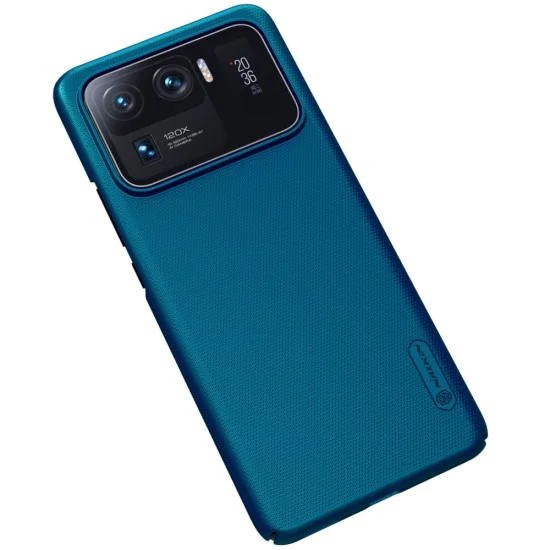 Nillkin Super Frosted Shield Matte PC Mobile Cover priekš Xiaomi Mi 11 Ultra - Zils - plastikas aizmugures apvalks / bampers-vāciņš Nillkin Super Frosted Shield Matte PC Mobile Cover priekš Xiaomi Mi 11 Ultra - Zils - plastikas aizmugures apvalks / bampers-vāciņš