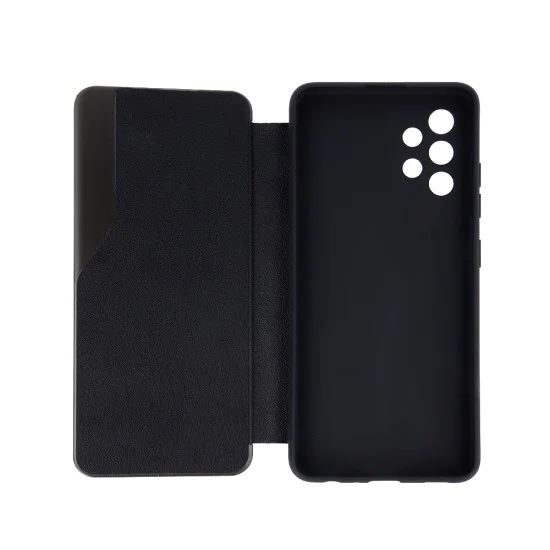 Smart View TPU Window Wake / Sleep Book Case для Samsung Galaxy A52 A525 / A52 5G A526 / A52s 5G A528 - Чёрный - чехол-книжка с окошком Smart View TPU Window Wake / Sleep Book Case для Samsung Galaxy A52 A525 / A52 5G A526 / A52s 5G A528 - Чёрный - чехол-книжка с окошком