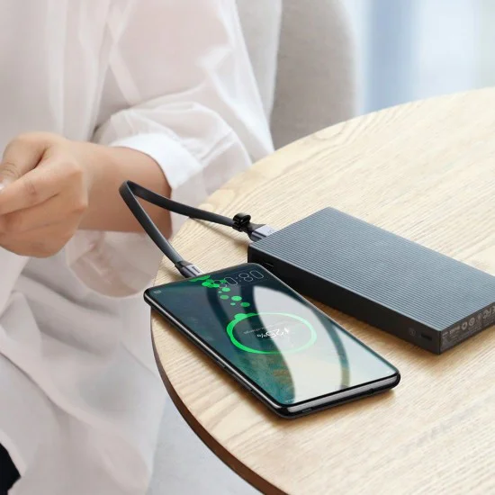 Baseus 0.23M Simple HW 5A USB to Type-C cable (Huawei SuperCharge) - Серый / Чёрный - USB-C дата кабель / провод для зарядки Baseus 0.23M Simple HW 5A USB to Type-C cable (Huawei SuperCharge) - Серый / Чёрный - USB-C дата кабель / провод для зарядки