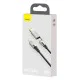 Baseus 2M 2in1 Flash 5A 100W Type-C to Type-C / DC Laptop power cable для Lenovo / IBM / Macbook / Xiaomi - Чёрный - USB-C дата кабель для зарядки ноутбуков Baseus 2M 2in1 Flash 5A 100W Type-C to Type-C / DC Laptop power cable для Lenovo / IBM / Macbook / Xiaomi - Чёрный - USB-C дата кабель для зарядки ноутбуков