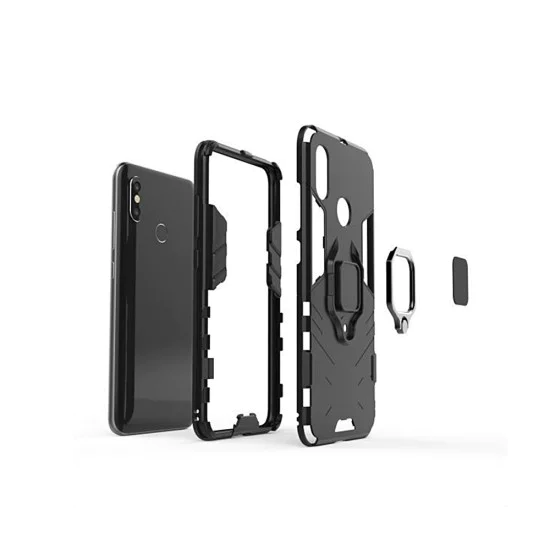 Defender Armor Back Case with Ring для Samsung Galaxy A53 5G A536 - Чёрный - противоударная силиконовая накладка с кольцом / бампер-крышка Defender Armor Back Case with Ring для Samsung Galaxy A53 5G A536 - Чёрный - противоударная силиконовая накладка с кольцом / бампер-крышка