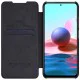 NILLKIN Qin Series Card Holder Leather Flip Case priekš Xiaomi Redmi Note 10 Pro - Melns - sāniski atverams maciņš NILLKIN Qin Series Card Holder Leather Flip Case priekš Xiaomi Redmi Note 10 Pro - Melns - sāniski atverams maciņš