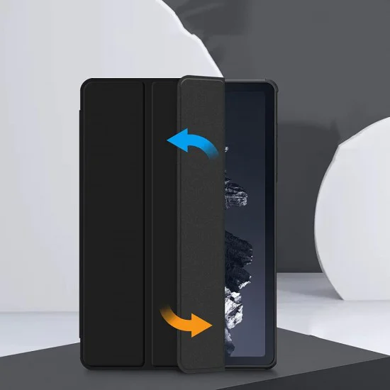 Tech-Protect Hybrid Smart Case для Samsung Galaxy Tab S6 Lite P610 / P613 / P615 / P619 - Чёрный - противоударный чехол-книжка с магнитом и стендом / подставкой Tech-Protect Hybrid Smart Case для Samsung Galaxy Tab S6 Lite P610 / P613 / P615 / P619 - Чёрный - противоударный чехол-книжка с магнитом и стендом / подставкой