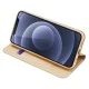 Dux Ducis Skin Pro series priekš Apple iPhone 13 mini - Zelts - sāniski atverams maciņš ar stendu Dux Ducis Skin Pro series priekš Apple iPhone 13 mini - Zelts - sāniski atverams maciņš ar stendu