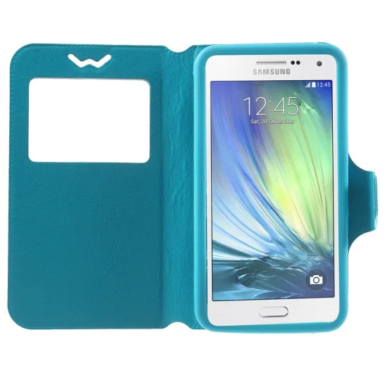 Universal Crazy Horse Window Leather Case, Size: 151 x 80 x 10mm - Blue - sāniski atverams maciņš ar stendu un lodziņu (ādas maks, grāmatiņa, leather book wallet case cover stand) Universal Crazy Horse Window Leather Case, Size: 151 x 80 x 10mm - Blue - sāniski atverams maciņš ar stendu un lodziņu (ādas maks, grāmatiņa, leather book wallet case cover stand)