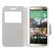 Universal Crazy Horse Window Leather Case, Size: 14.2 x 7cm - White - чехол-книжка с окошком и стендом / подставкой (кожаный чехол книжка, leather book wallet case cover stand) Universal Crazy Horse Window Leather Case, Size: 14.2 x 7cm - White - чехол-книжка с окошком и стендом / подставкой (кожаный чехол книжка, leather book wallet case cover stand)