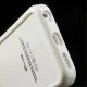 White Plastic & TPU Hybrid Bumper priekš Apple iPhone 5C - silikona / plastmasas sānu apvalks bampers White Plastic & TPU Hybrid Bumper priekš Apple iPhone 5C - silikona / plastmasas sānu apvalks bampers