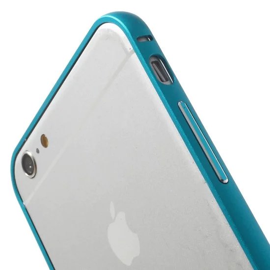 LOVE MEI Metal Frame Cover priekš Apple iPhone 6 Plus / 6S Plus - Zils - alumīnija metāla sānu apvalks / bampers LOVE MEI Metal Frame Cover priekš Apple iPhone 6 Plus / 6S Plus - Zils - alumīnija metāla sānu apvalks / bampers