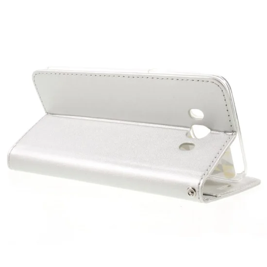 RoarKorea Only One Flip Case для Samsung Galaxy Grand Neo i9060 / Duos i9082 - Серебристый - чехол-книжка со стендом / подставкой (кожаный чехол книжка, leather book wallet cover stand) RoarKorea Only One Flip Case для Samsung Galaxy Grand Neo i9060 / Duos i9082 - Серебристый - чехол-книжка со стендом / подставкой (кожаный чехол книжка, leather book wallet cover stand)