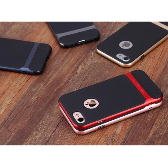 ROCK Royce Series PC TPU Hybrid Case для Apple iPhone 7 / 8 / SE2 (2020) / SE3 (2022) - Золотой - пластиковый чехол-накладка / бампер-крышка ROCK Royce Series PC TPU Hybrid Case для Apple iPhone 7 / 8 / SE2 (2020) / SE3 (2022) - Золотой - пластиковый чехол-накладка / бампер-крышка