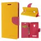 Mercury GOOSPERY Fancy Diary Stand Leather Wallet Magnetic Cover for Asus Zenfone 5 A500CG / A501CG - Rose / Yellow - чехол-книжка со стендом / подставкой (кожаный чехол, book wallet cover stand) Mercury GOOSPERY Fancy Diary Stand Leather Wallet Magnetic Cover for Asus Zenfone 5 A500CG / A501CG - Rose / Yellow - чехол-книжка со стендом / подставкой (кожаный чехол, book wallet cover stand)