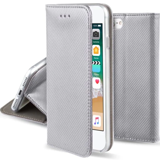 Smart Magnet Book Case priekš HTC Desire 728 - Sudrabains - sāniski atverams maciņš ar stendu (ādas maks, grāmatiņa, leather book wallet case cover stand) Smart Magnet Book Case priekš HTC Desire 728 - Sudrabains - sāniski atverams maciņš ar stendu (ādas maks, grāmatiņa, leather book wallet case cover stand)
