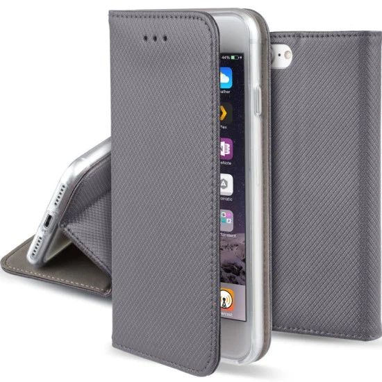 Smart Magnet Book Case priekš Samsung Galaxy J1 J120 (2016) - Pelēks - sāniski atverams maciņš ar stendu (ādas maks, grāmatiņa, leather book wallet case cover stand) Smart Magnet Book Case priekš Samsung Galaxy J1 J120 (2016) - Pelēks - sāniski atverams maciņš ar stendu (ādas maks, grāmatiņa, leather book wallet case cover stand)