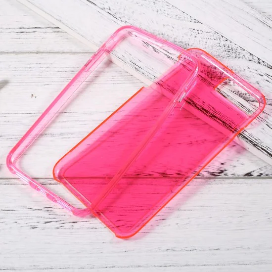 RoarKorea Bright Clear series TPU Bumper Hard PC Back Case для Apple iPhone 7 Plus / 8 Plus - Розовый - силиконовый чехол-накладка (тонкий бампер крышка-обложка, slim silicone cover) RoarKorea Bright Clear series TPU Bumper Hard PC Back Case для Apple iPhone 7 Plus / 8 Plus - Розовый - силиконовый чехол-накладка (тонкий бампер крышка-обложка, slim silicone cover)