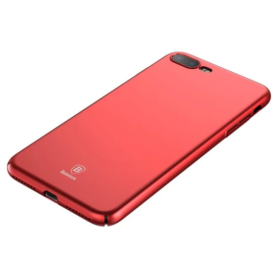 BASEUS Thin Hard Plastic Phone Shell для Apple iPhone 7 Plus / 8 Plus - Красный - матовая пластиковая накладка / бампер (крышка чехол, slim cover shell, bumper) BASEUS Thin Hard Plastic Phone Shell для Apple iPhone 7 Plus / 8 Plus - Красный - матовая пластиковая накладка / бампер (крышка чехол, slim cover shell, bumper)