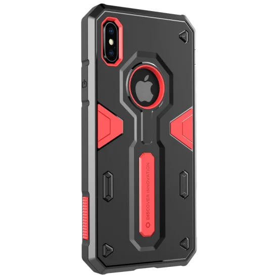 NILLKIN Defender II Strong PC TPU Hybrid Case для Apple iPhone X / XS - Красный - силиконовый / пластиковый чехол-накладка (тонкий бампер крышка-обложка, slim PU case cover, bumper) NILLKIN Defender II Strong PC TPU Hybrid Case для Apple iPhone X / XS - Красный - силиконовый / пластиковый чехол-накладка (тонкий бампер крышка-обложка, slim PU case cover, bumper)