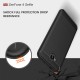 Carbon Fiber Brushed TPU Back Phone Case for Asus Zenfone 4 Selfie ZD553KL - Black - противоударная силиконовая накладка / бампер (крышка чехол, shell cover, bumper)
