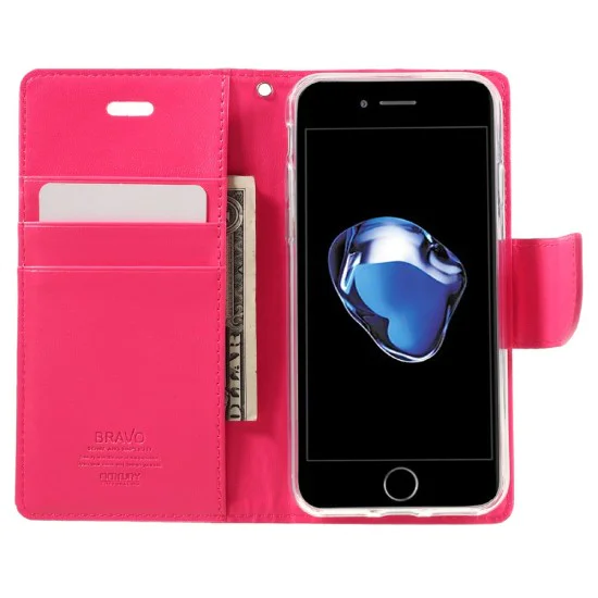 Mercury Bravo Flip Case для Xiaomi Redmi 4X - Розовый - чехол-книжка со стендом / подставкой (кожаный чехол книжка, leather book wallet cover stand) Mercury Bravo Flip Case для Xiaomi Redmi 4X - Розовый - чехол-книжка со стендом / подставкой (кожаный чехол книжка, leather book wallet cover stand)