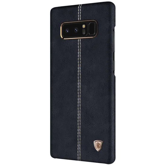 NILLKIN Englon Textured Leather Skin Hard Back Case для Samsung iPhone 8 Plus - Черный - кожаная накладка / бампер (крышка чехол, leather cover, bumper) NILLKIN Englon Textured Leather Skin Hard Back Case для Samsung iPhone 8 Plus - Черный - кожаная накладка / бампер (крышка чехол, leather cover, bumper)