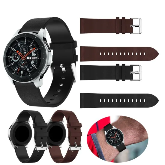 22mm Textured Genuine Leather Watch Strap - Brūns - dabīgas ādas siksniņas (jostas) priekš pulksteņiem 22mm Textured Genuine Leather Watch Strap - Brūns - dabīgas ādas siksniņas (jostas) priekš pulksteņiem