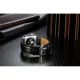 Top Layer Crazy Horse Texture Cowhide Leather Watch Band для Apple Watch 42 / 44 / 45 mm / Ultra 49 mm - Чёрный - ремешок для часов из натуральной кожи Top Layer Crazy Horse Texture Cowhide Leather Watch Band для Apple Watch 42 / 44 / 45 mm / Ultra 49 mm - Чёрный - ремешок для часов из натуральной кожи
