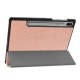 Tri-fold Stand PU Smart Auto Wake/Sleep Leather Case для Samsung Galaxy Tab S6 T860 / T865 - Розовое Золото - чехол-книжка со стендом / подставкой