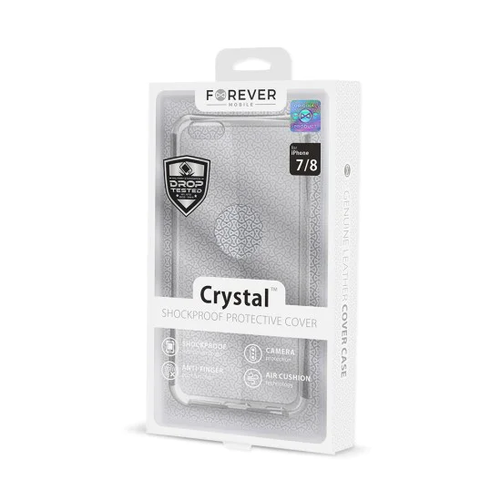 Forever Crystal Back Case priekš Huawei P20 - Caurspīdīgs - triecienizturīgs silikona aizmugures apvalks / bampers Forever Crystal Back Case priekš Huawei P20 - Caurspīdīgs - triecienizturīgs silikona aizmugures apvalks / bampers