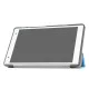 Tri-fold Stand PU Smart Auto Wake/Sleep Leather Case priekš Lenovo Tab 4 8.0 TB-8504 - Gaiši Zils - sāniski atverams maciņš ar stendu Tri-fold Stand PU Smart Auto Wake/Sleep Leather Case priekš Lenovo Tab 4 8.0 TB-8504 - Gaiši Zils - sāniski atverams maciņš ar stendu