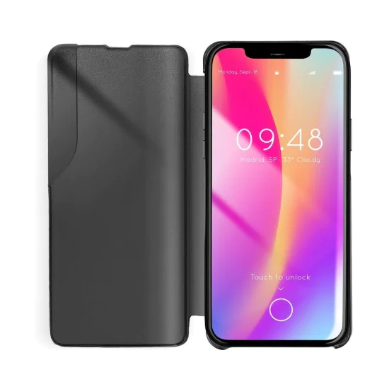 Smart View Window Wake / Sleep Book Case для Xiaomi Mi 10T 5G / Mi 10T Pro 5G - Чёрный - чехол-книжка с окошком Smart View Window Wake / Sleep Book Case для Xiaomi Mi 10T 5G / Mi 10T Pro 5G - Чёрный - чехол-книжка с окошком