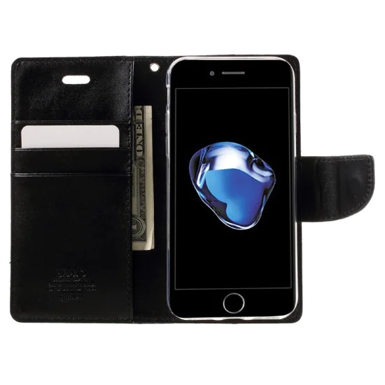 Mercury Bravo Flip Case для Apple iPhone 12 Pro Max - Чёрный - чехол-книжка со стендом / подставкой Mercury Bravo Flip Case для Apple iPhone 12 Pro Max - Чёрный - чехол-книжка со стендом / подставкой