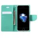 Mercury Bravo Flip Case для Apple iPhone 12 / 12 Pro - Бирюзовый - чехол-книжка со стендом / подставкой Mercury Bravo Flip Case для Apple iPhone 12 / 12 Pro - Бирюзовый - чехол-книжка со стендом / подставкой