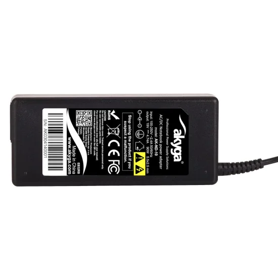 Akyga AK-ND-10 19V / 4.74A 90W 5.5 x 2.5 mm Laptop Power Supply Adapter для Asus / Toshiba / HP / Compaq / Lenovo - блок питания / сетевой адаптер питания для портативных компьютеров Akyga AK-ND-10 19V / 4.74A 90W 5.5 x 2.5 mm Laptop Power Supply Adapter для Asus / Toshiba / HP / Compaq / Lenovo - блок питания / сетевой адаптер питания для портативных компьютеров