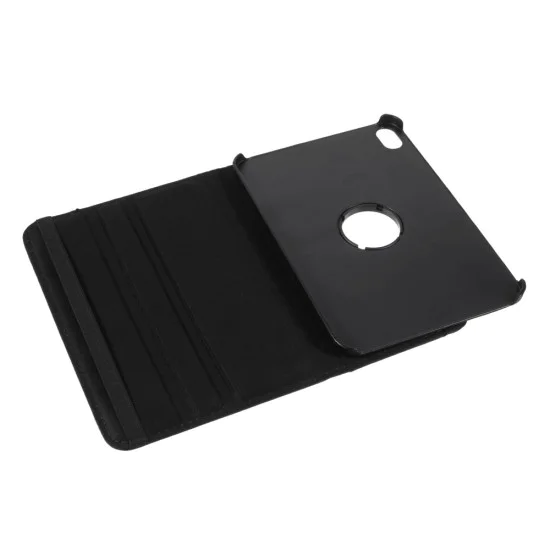 360 Rotary Stand Smart Lychee Leather Case для Apple iPad mini 6 (2021) - Чёрный - чехол-книжка со стендом / подставкой 360 Rotary Stand Smart Lychee Leather Case для Apple iPad mini 6 (2021) - Чёрный - чехол-книжка со стендом / подставкой
