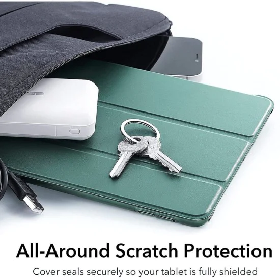 ESR Ascend Tri-fold Book Case priekš Apple iPad 10.2 (2019 / 2020 / 2021) - Tumši Zaļš - sāniski atverams maciņš ar stendu ESR Ascend Tri-fold Book Case priekš Apple iPad 10.2 (2019 / 2020 / 2021) - Tumši Zaļš - sāniski atverams maciņš ar stendu