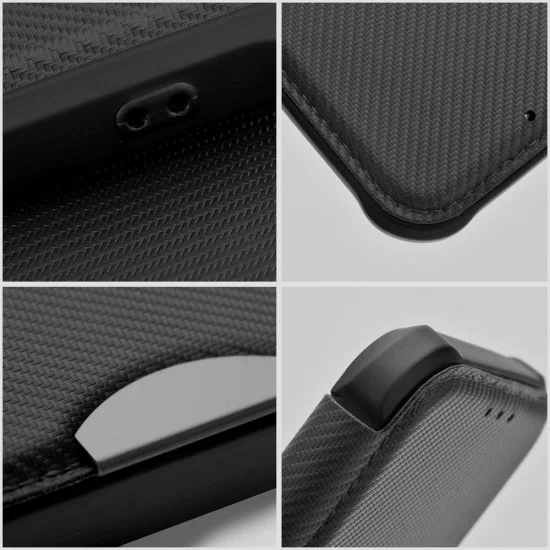 Razor Book Case priekš Samsung Galaxy A03 A035G - Melns - sāniski atverams maciņš ar stendu / grāmatveida maks Razor Book Case priekš Samsung Galaxy A03 A035G - Melns - sāniski atverams maciņš ar stendu / grāmatveida maks