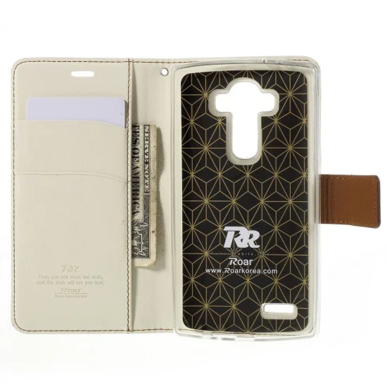 RoarKorea Simply Life Diary LG G4 H815 - Balts - sāniski atverams maciņš ar stendu (ādas maks, grāmatiņa, leather book wallet case cover stand) RoarKorea Simply Life Diary LG G4 H815 - Balts - sāniski atverams maciņš ar stendu (ādas maks, grāmatiņa, leather book wallet case cover stand)