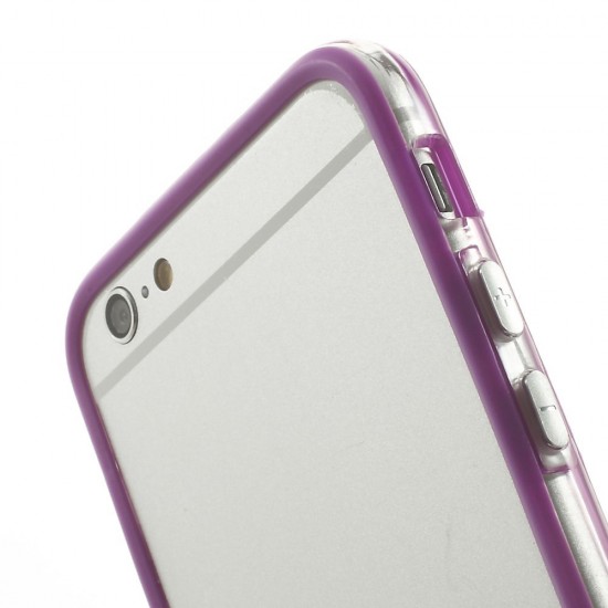 PC TPU Hybrid Bumper Case для Apple iPhone 6s 6 4.7 inch - Фиолетовый - силиконовый / пластиковый бампер
