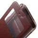 Universal Crazy Horse Window Leather Case, Size: 151 x 80 x 10mm - Brown - sāniski atverams maciņš ar stendu un lodziņu (ādas maks, grāmatiņa, leather book wallet case cover stand) Universal Crazy Horse Window Leather Case, Size: 151 x 80 x 10mm - Brown - sāniski atverams maciņš ar stendu un lodziņu (ādas maks, grāmatiņa, leather book wallet case cover stand)