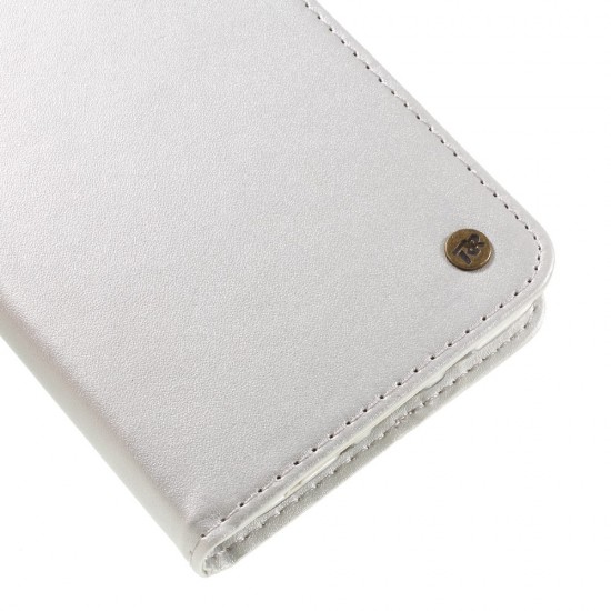 RoarKorea Only One Flip Case priekš Samsung Galaxy Grand Neo i9060 / Duos i9082 - Sudrabains - sāniski atverams maciņš ar stendu (ādas grāmatveida maks, leather book wallet cover stand)